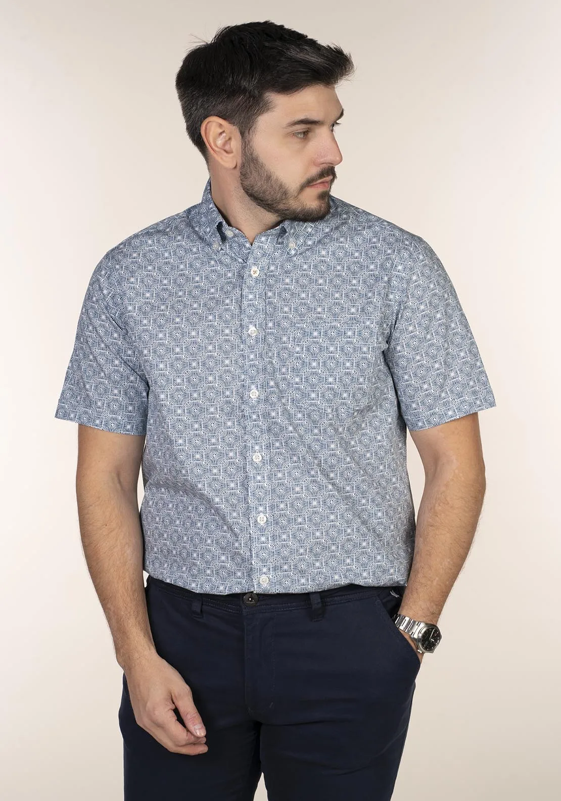 Short Sleeve Print Shirt