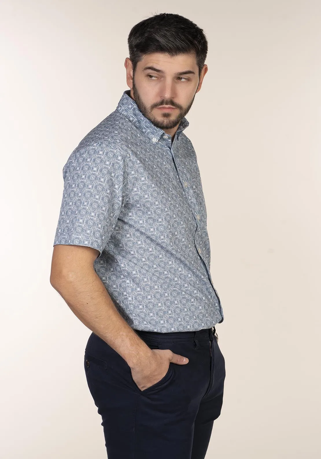 Short Sleeve Print Shirt