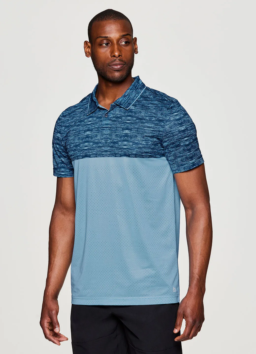 Stay On Course Closed Mesh Polo