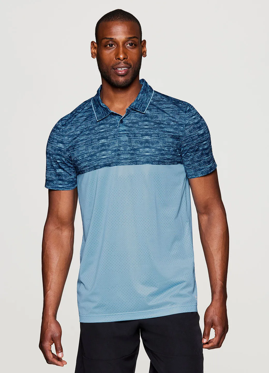 Stay On Course Closed Mesh Polo