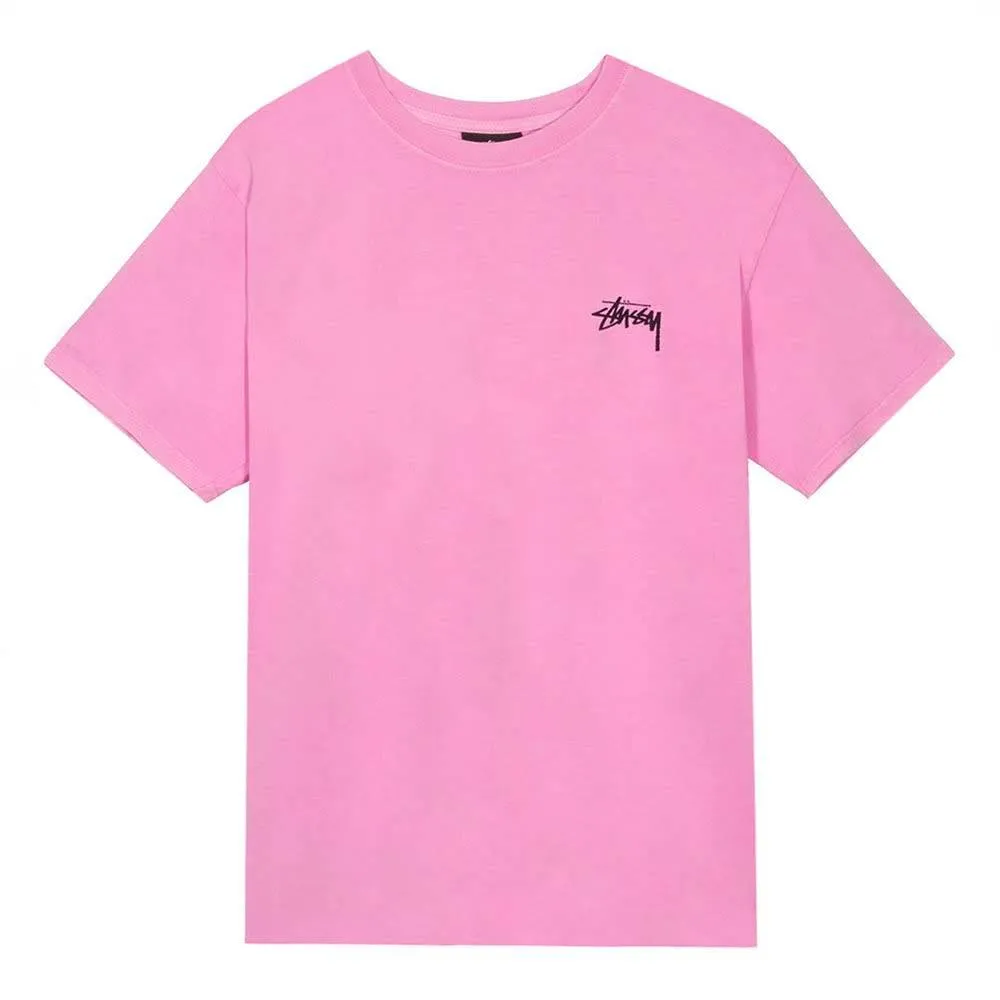 STUSSY TRIBEMAN PIG DYED TEE PINK 1904244