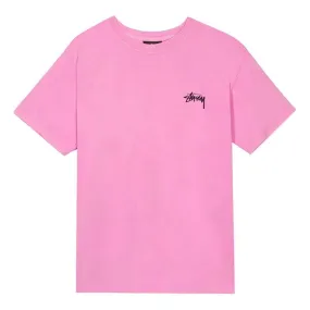 STUSSY TRIBEMAN PIG DYED TEE PINK 1904244