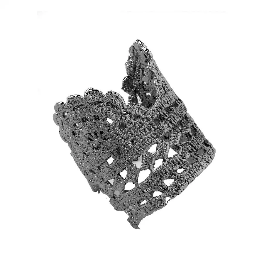 Timothea Cuff in Lace Crochet