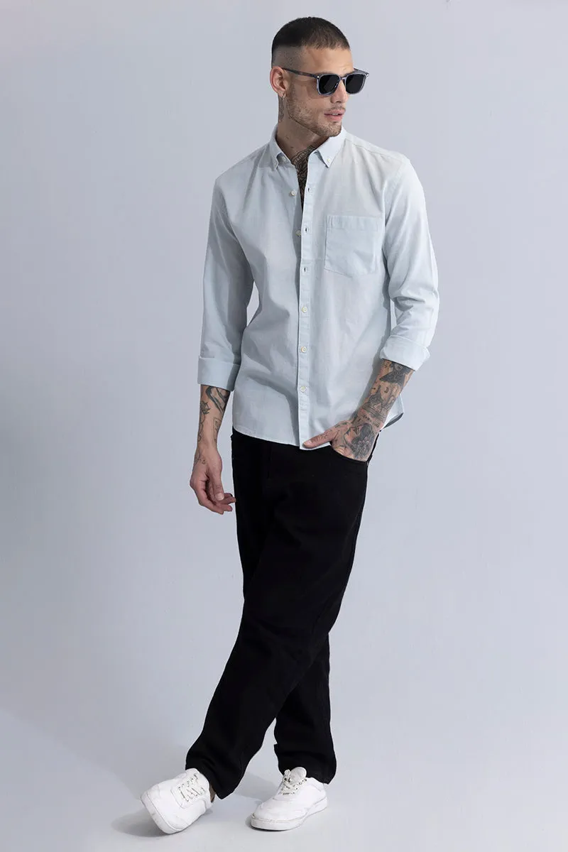 Trig Powder Blue Linen Shirt