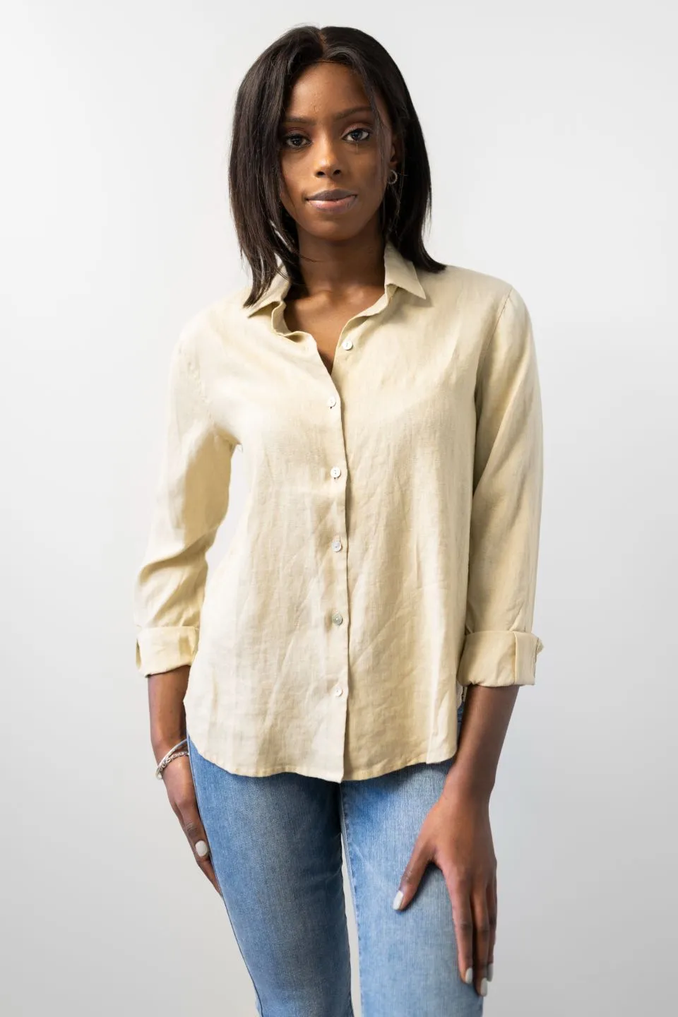 Ultimate Maize LS Linen Shirt