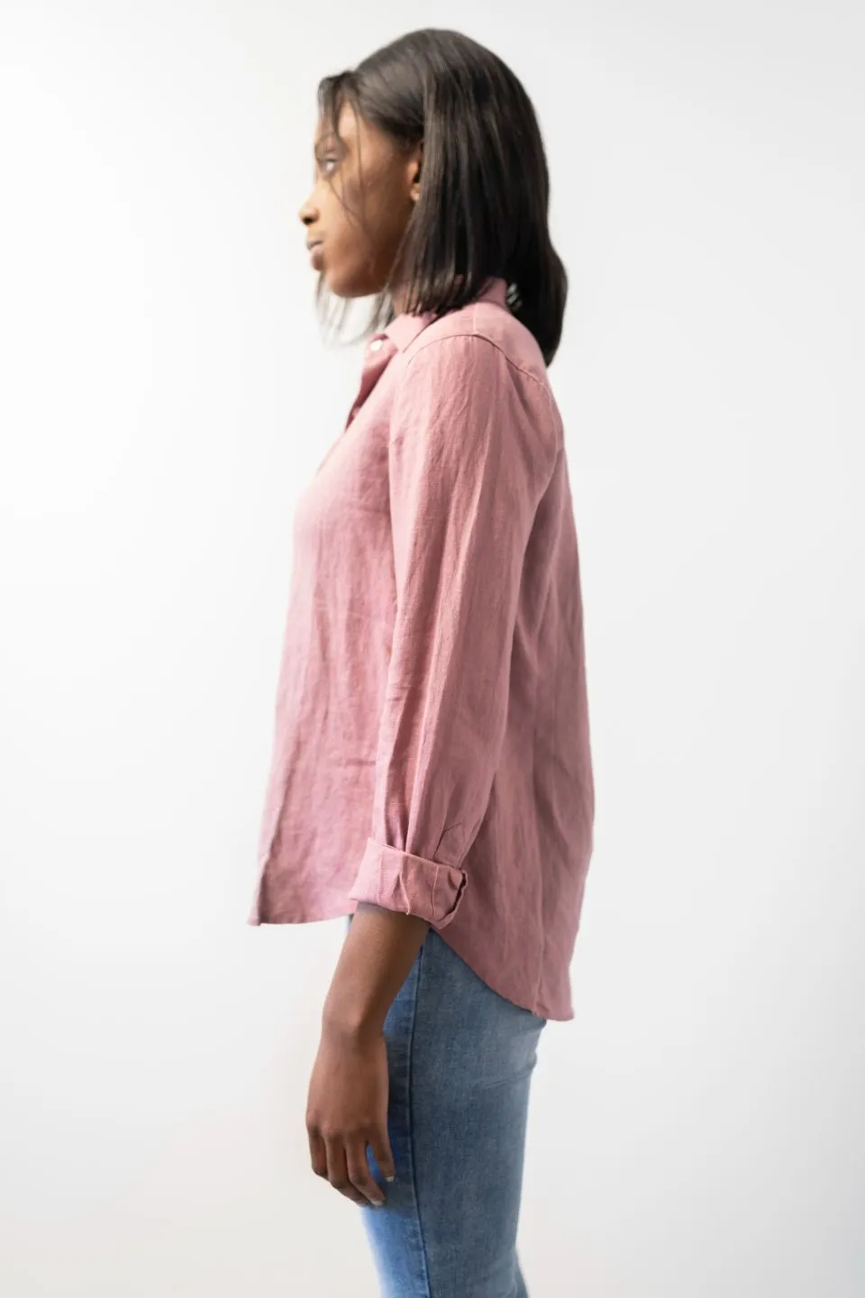 Ultimate Rose LS Linen Shirt