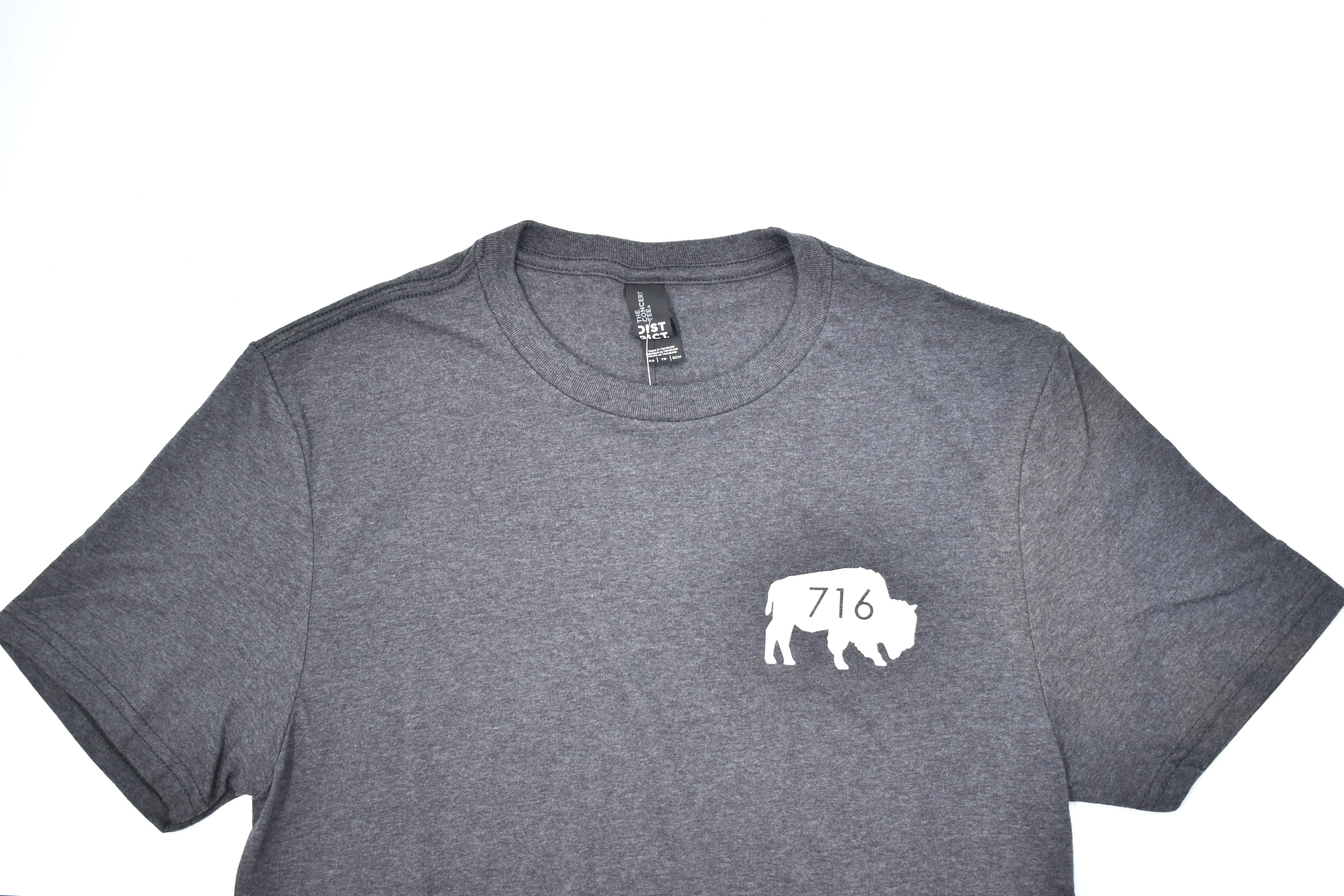 Unisex BFLO 716 Heather Grey Short Sleeve Shirt