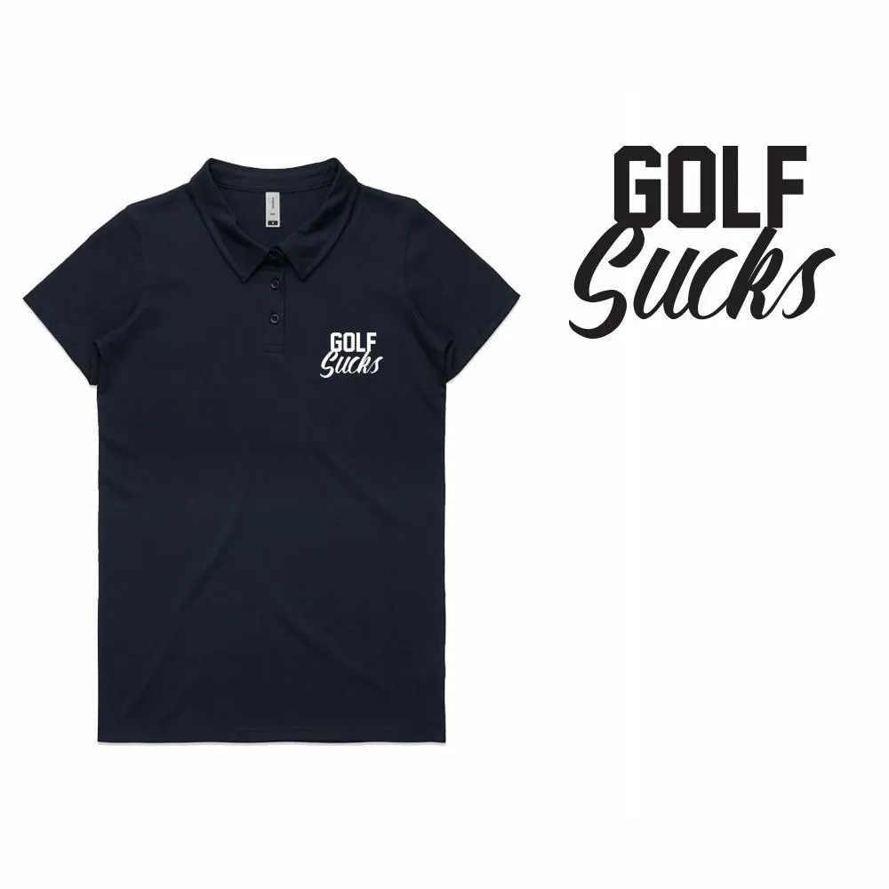 WOMEN'S Golf Sucks Performance Polo