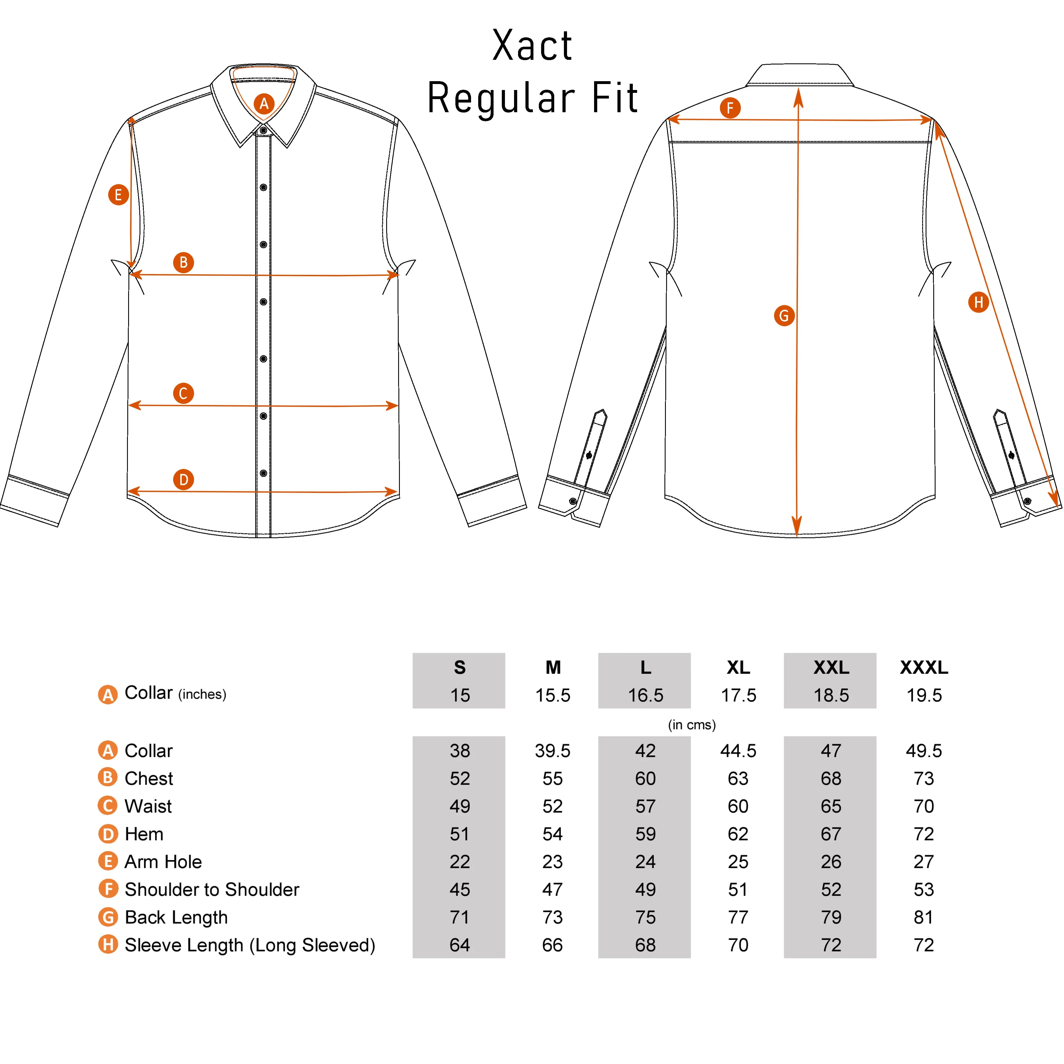 Xact Mens Linen Shirt - Long Sleeved