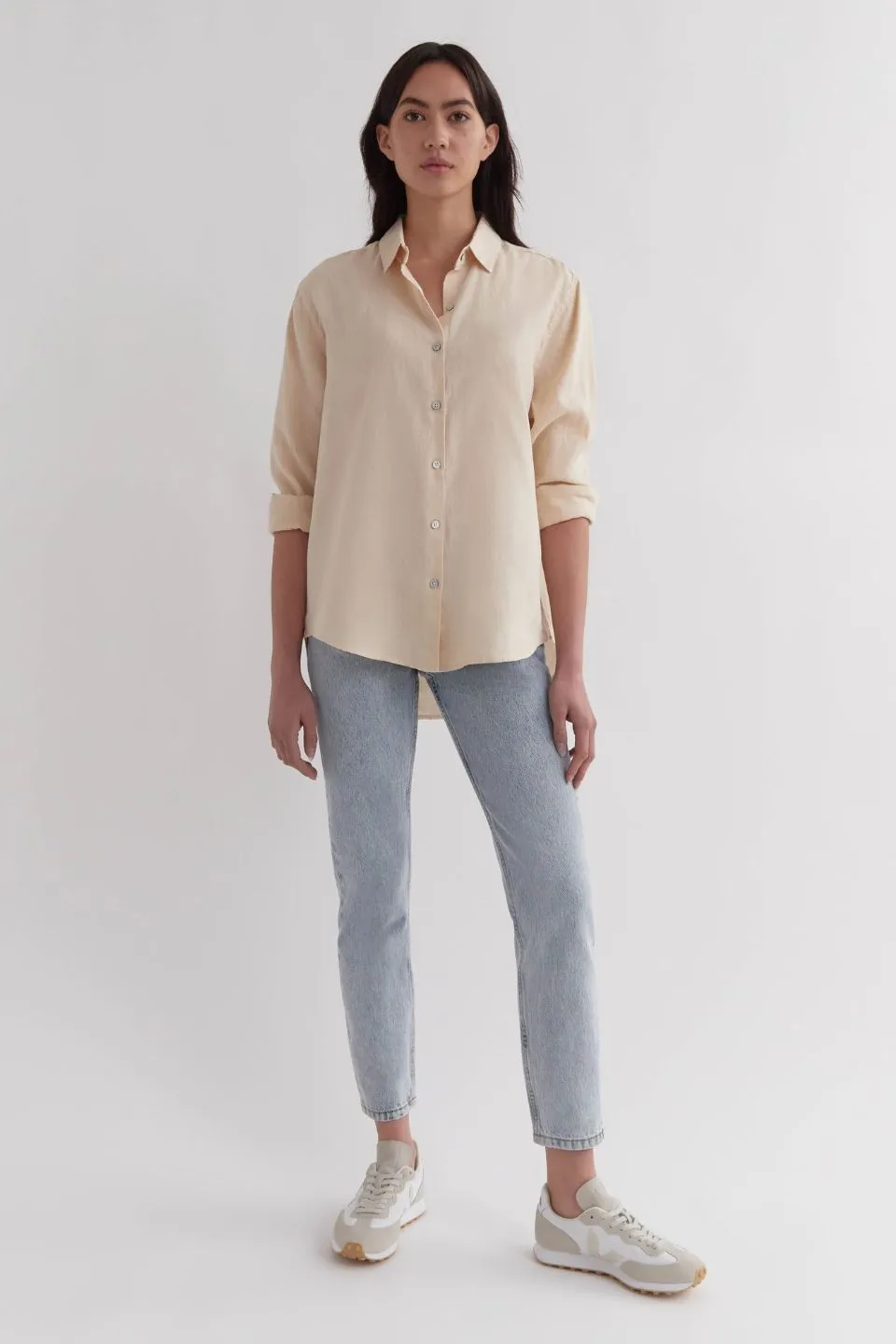 Xander Wheat Linen Shirt