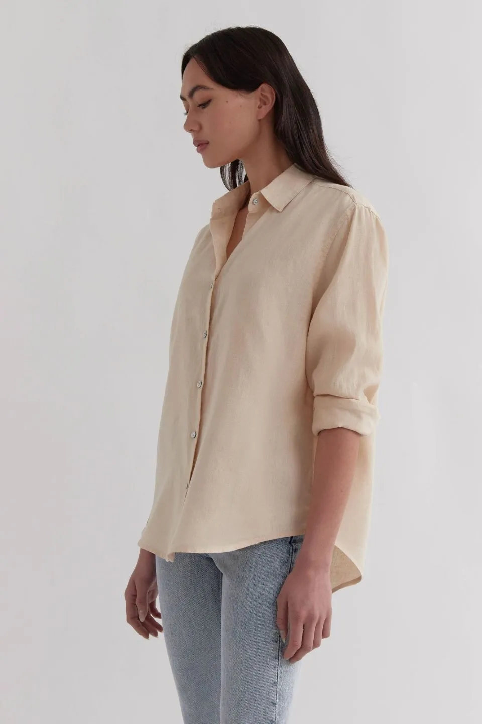 Xander Wheat Linen Shirt