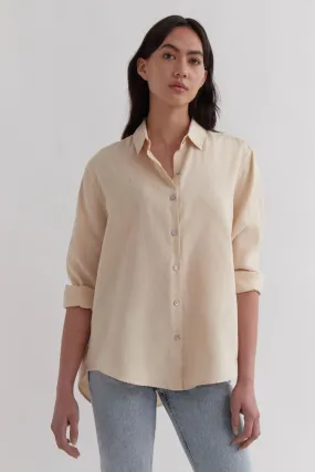 Xander Wheat Linen Shirt